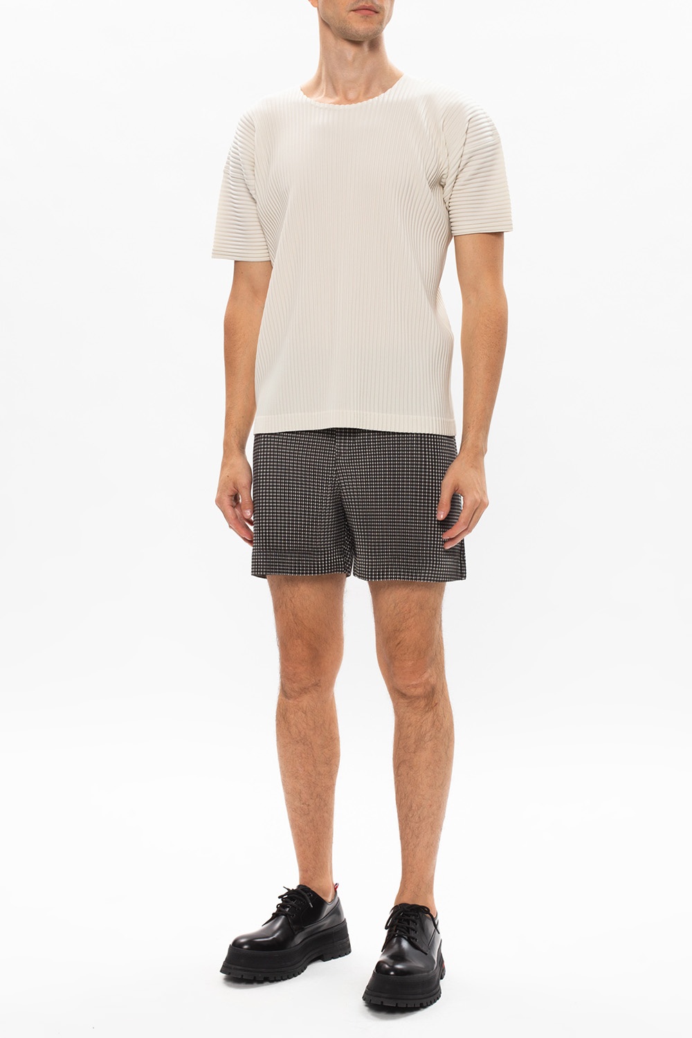 Issey Miyake Homme Plisse Pleated shorts | Men's Clothing | Vitkac